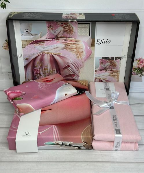 Постільна білизна Romeo home Digital Ранфорс 3D полуторний Efala 608226 фото