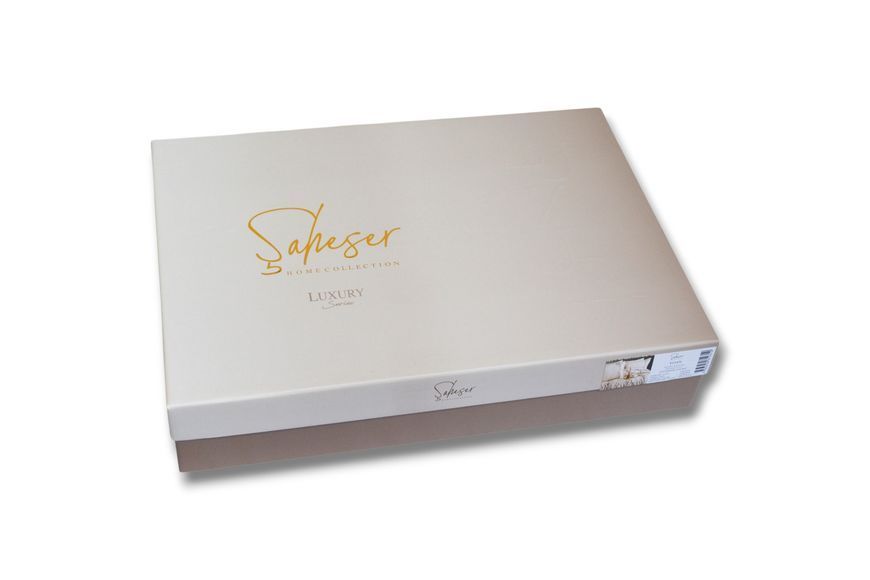 Комплект постільної білизни Saheser Digital Keten євро Valeri 41426-К фото