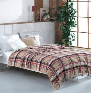 Плед бавовняний Aksu 180&times;220 см Cozy Life Inka Bej 15184-К фото