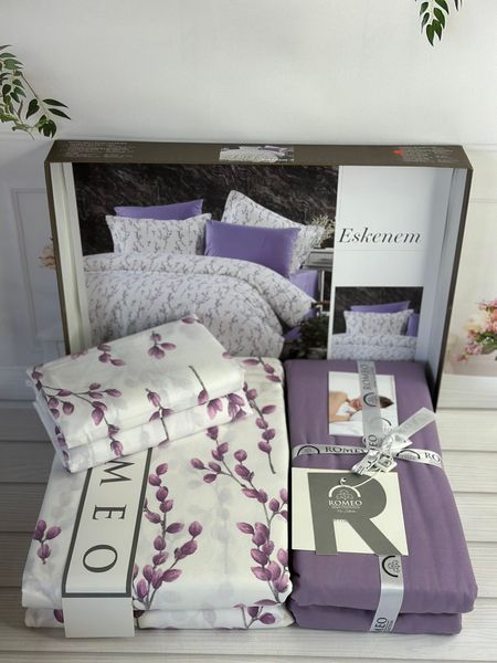 Постільна білизна Romeo Home Poplin Eskenem розмір євро 6046 фото