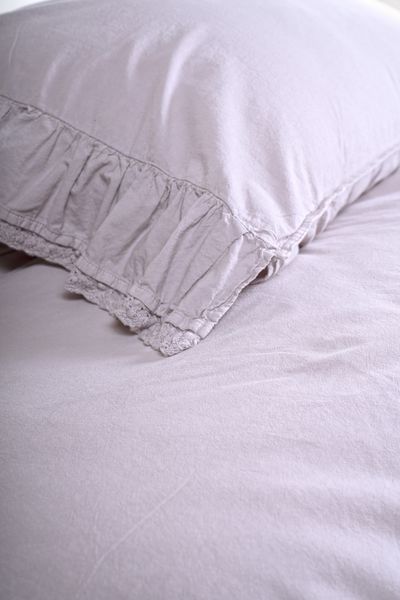Постільна білизна Limasso Stonewashed Ranforse євро Sicilia Natural Cream 41626-К фото