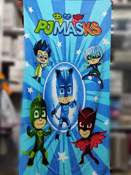 Пляжний рушник PJ masks 75х150см. 100% Бавовна. 10074 фото