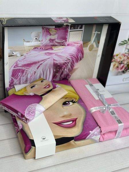 Постільна білизна Romeo home Digital Ранфорс 3D полуторний Barbi 608227 фото