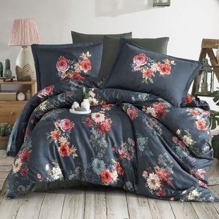 Комплект постільної білизни Clasy Digital Satin Merisa євро 1009908 фото