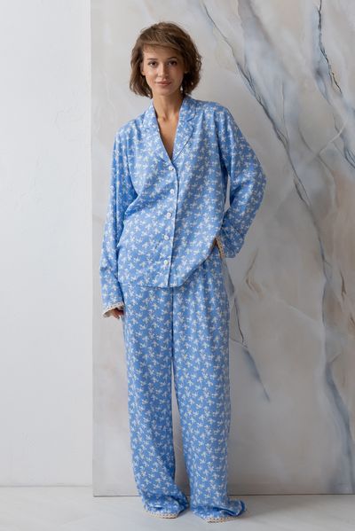 Піжамний костюм з брюками з мереживом Felicity (XL/XXL) VS0075-04-69 фото