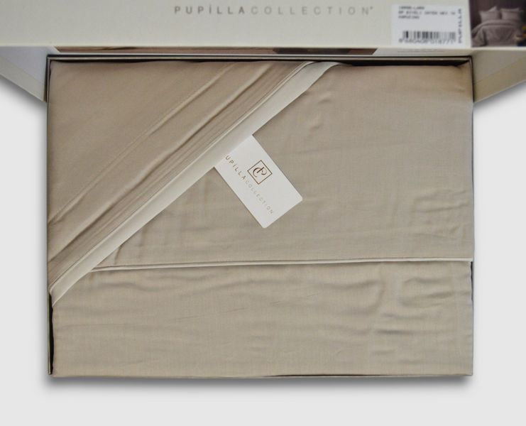 Постільна білизна Pupilla Exclusive Satin Lara Kapucino євро 40768 фото