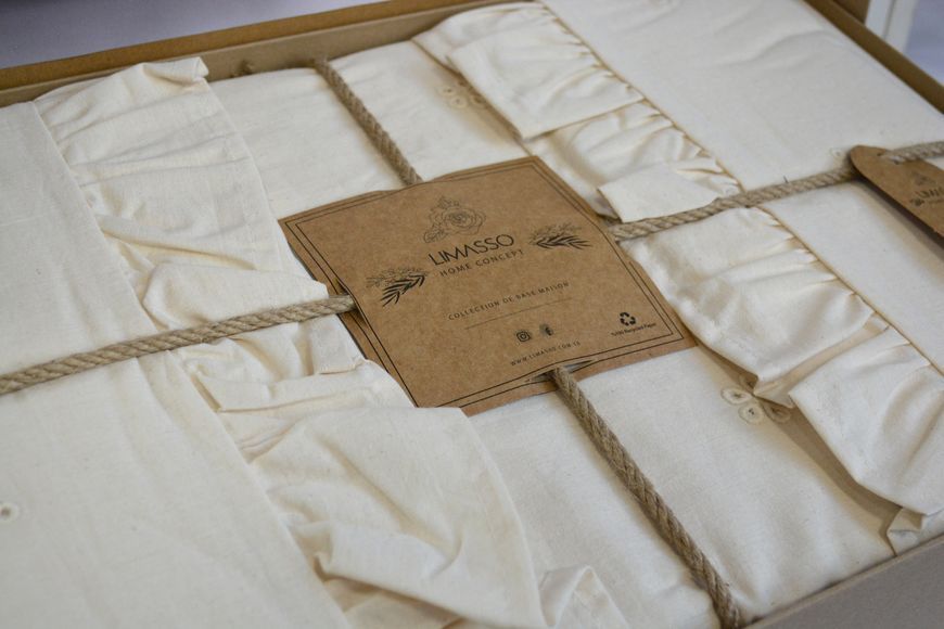 Постільна білизна Limasso Stonewashed Ranforse євро Luna Daisy 41435-К фото