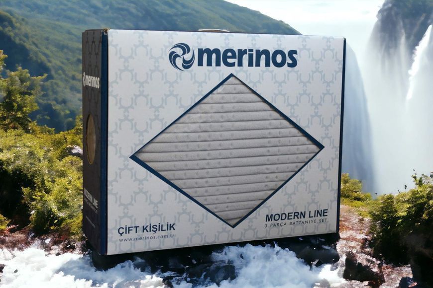 Покрывало с наволочками Merinos Sense 220&times;240 см темно-серое 34090-2-К фото