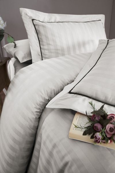 Постільна білизна First Choice Deluxe Satin євро Novel Line Sand 21185-К фото