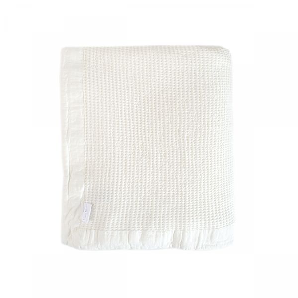 Вафельне покривало Lotus Home - Rius off white молочний 240*260 svt-2000022324441 фото