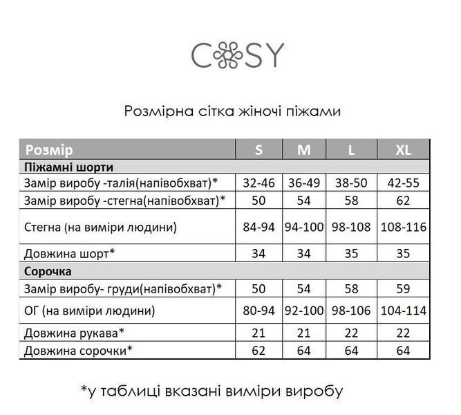 Жіноча Муслінова піжама(шорти+сорочка короткий рукав), Серця червоні на білому S M252PS1 фото