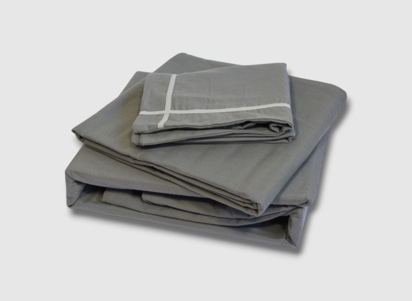 Фланелева постільна білизна First Choice Flanel євро Soprano Antracite 40701-К фото