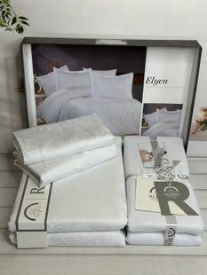 Постільна білизна Romeo Home Jacquard Satin Elyen розмір євро 60934 фото