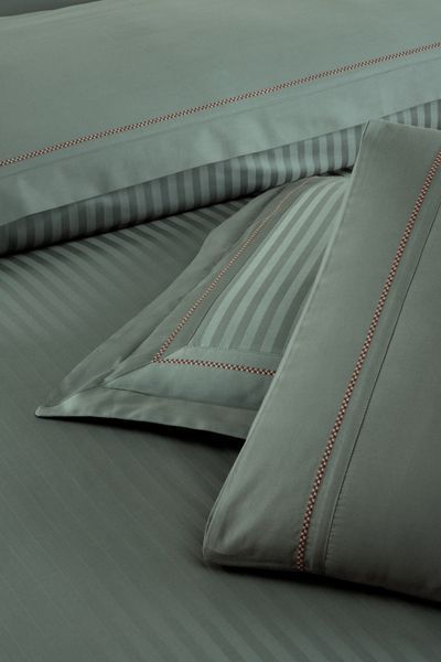 Постільна білизна євро розмір La Romano Mona Premium Satin Orcella Moonmist 41591-К фото