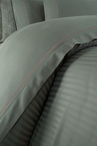 Постільна білизна євро розмір La Romano Mona Premium Satin Orcella Moonmist 41591-К фото
