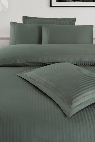 Постільна білизна євро розмір La Romano Mona Premium Satin Orcella Moonmist 41591-К фото
