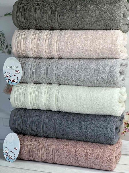 Набір махрових рушників Cestepe MicroCotton Premium Lupen 50х90 см лицеві 6 шт 6185 фото