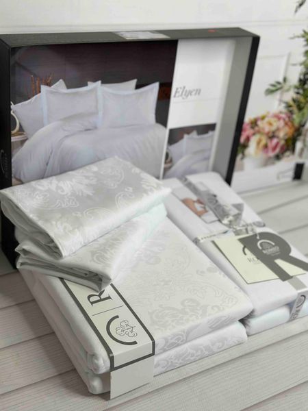 Постільна білизна Romeo Home Jacquard Satin Elyen розмір євро 60934 фото