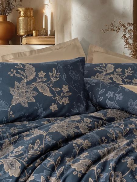 Постільна білизна сімейний розмір Cotton Box Lux Satin Noctelle Bej 1001149 фото