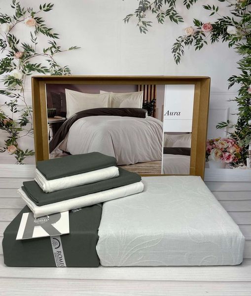 Постільна білизна Romeo Home Poplin Jacquard Aura розмір євро 1011 фото
