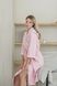 Халат Женский COSY банный с капюшоном, розовый S 203 фото 2