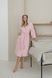 Халат Женский COSY банный с капюшоном, розовый S 203 фото 1