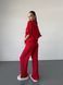 Домашній костюм Сердечко Сорочка + Штани, червоний S/M 209red фото 2