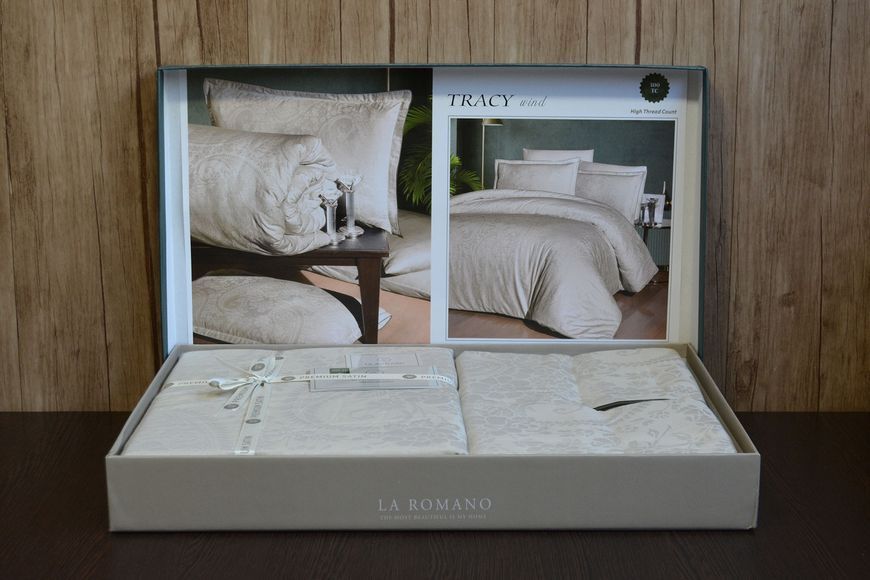 Постільна білизна сімейний розмір La Romano Premium Satin Tracy Wind 40953-К фото