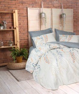Постільна білизна Cotton Box Hiedra Indigo євро 1002818 фото
