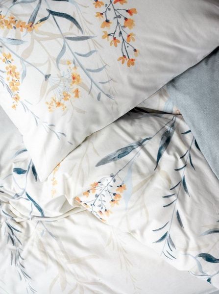 Постельное белье Cotton Box Hiedra Indigo евро 1002818 фото