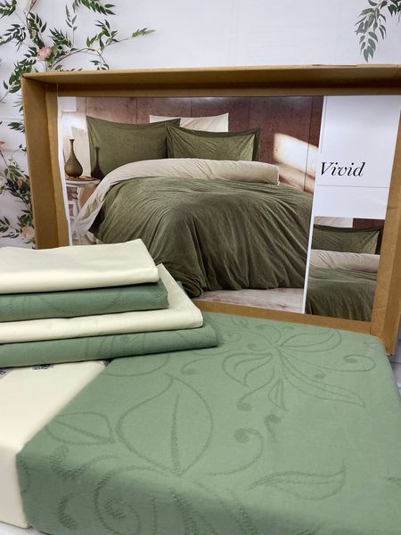 Постільна білизна Romeo Home Poplin Jacquard Vivid розмір євро 1012 фото