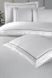 Постільна білизна євро розмір La Romano Mona Premium Satin Orcella White 41588-К фото 3