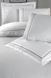 Постільна білизна євро розмір La Romano Mona Premium Satin Orcella White 41588-К фото 4