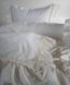 Постільна білизна Limasso Stonewashed Francesca розмір євро Snow Whit 40963-К фото 4